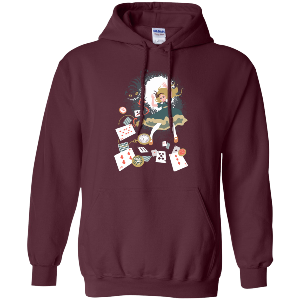 Down the rabbit hole Pullover Hoodie