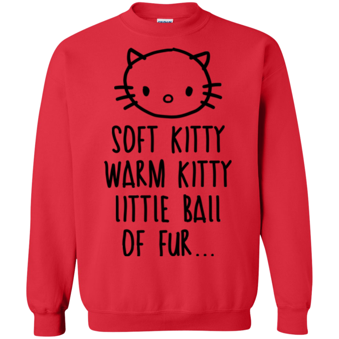 Weird Kitty Crewneck Sweatshirt