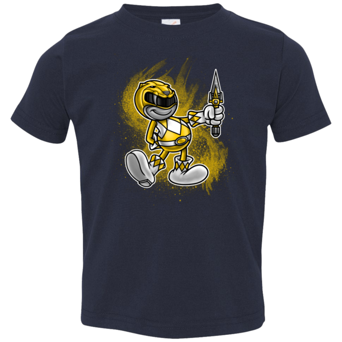 Yellow Ranger Artwork Toddler Premium T-Shirt