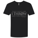 I Throw Men's Premium V-Neck