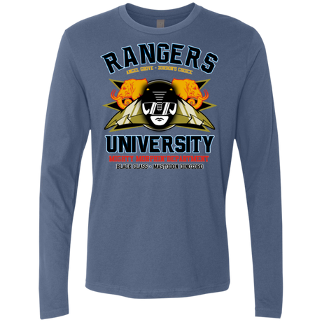 Rangers U Black Ranger Men's Premium Long Sleeve