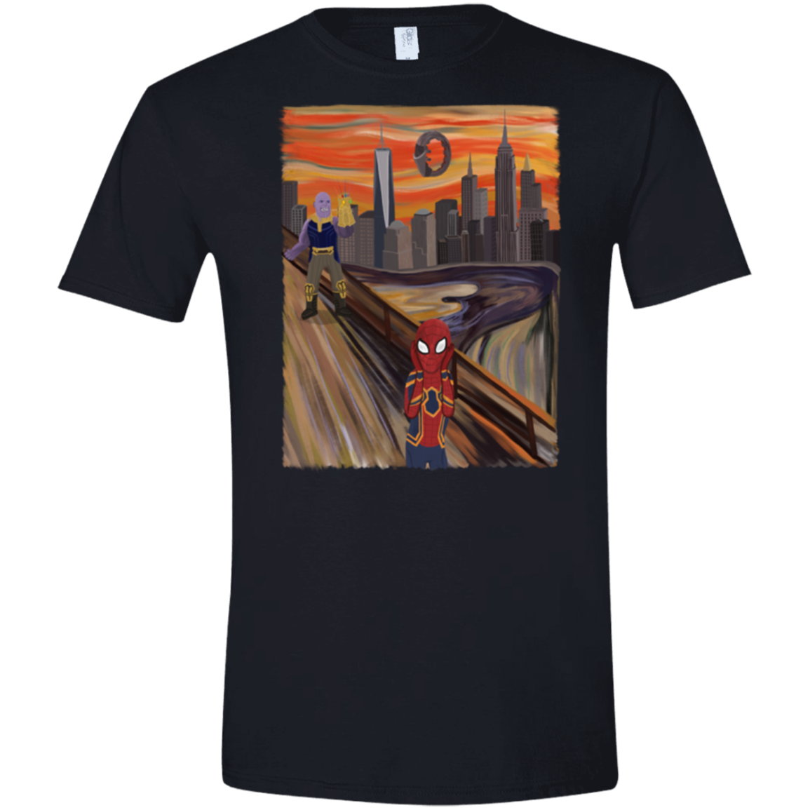 Spider Scream Men's Semi-Fitted Softstyle