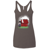 Big Peanut 6 Women's Triblend Racerback Tank