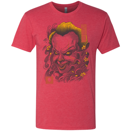 Oni Clown Mask Men's Triblend T-Shirt