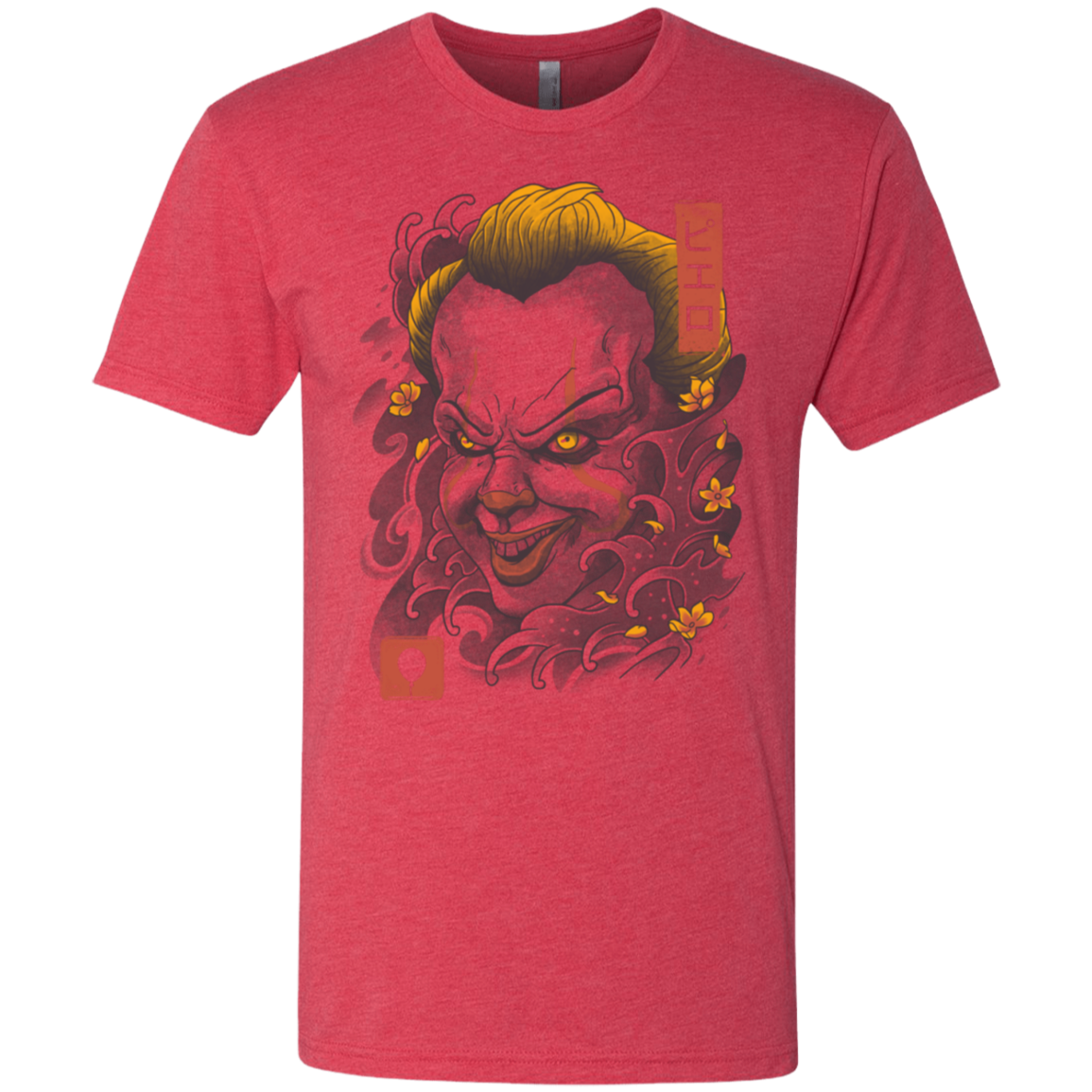 Oni Clown Mask Men's Triblend T-Shirt