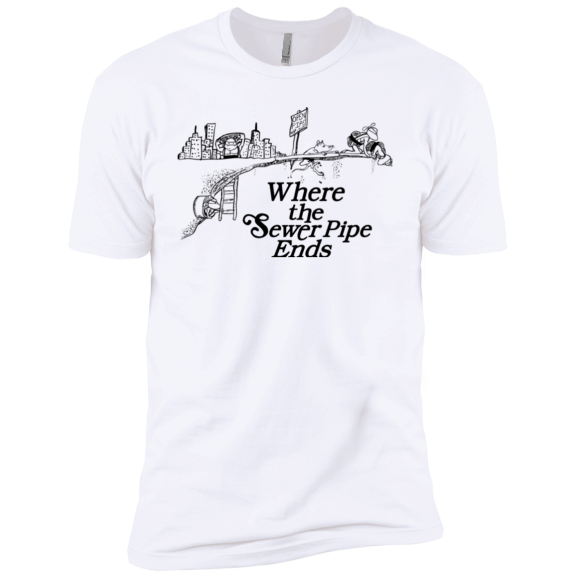 Where the Sewer Pipe Ends Boys Premium T-Shirt