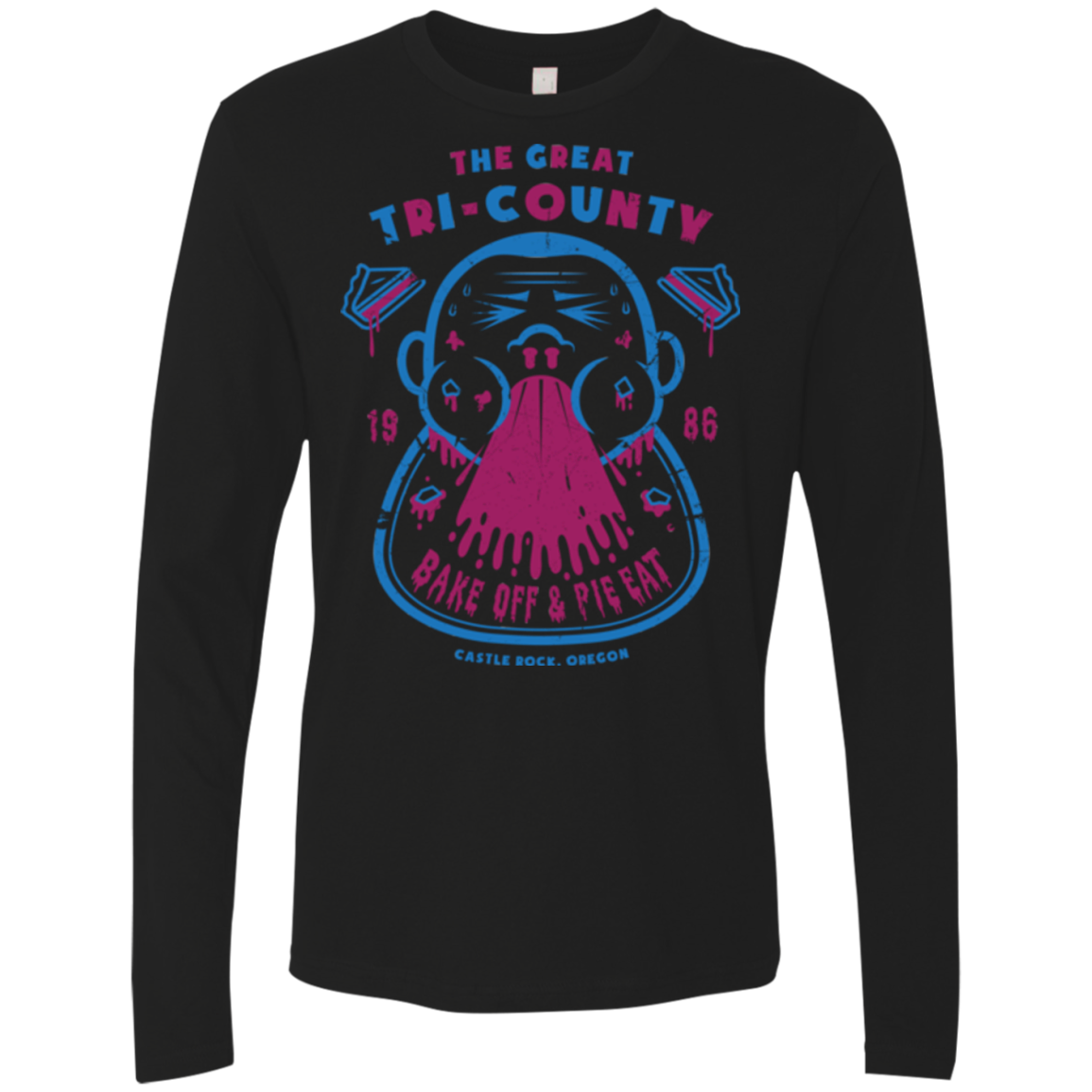 Tri County Pie Eating Men's Premium Long Sleeve