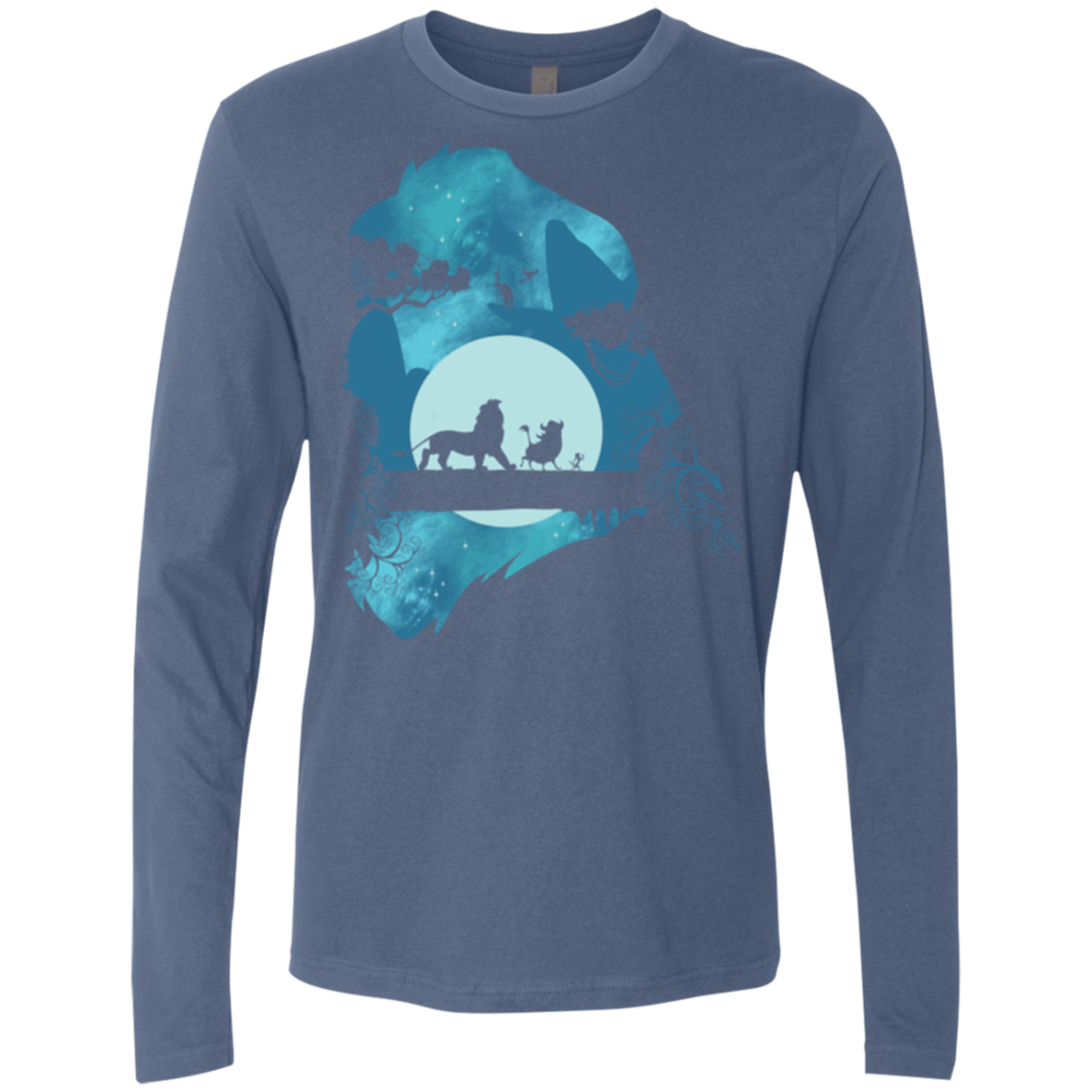 Lion Portrait Men's Premium Long Sleeve