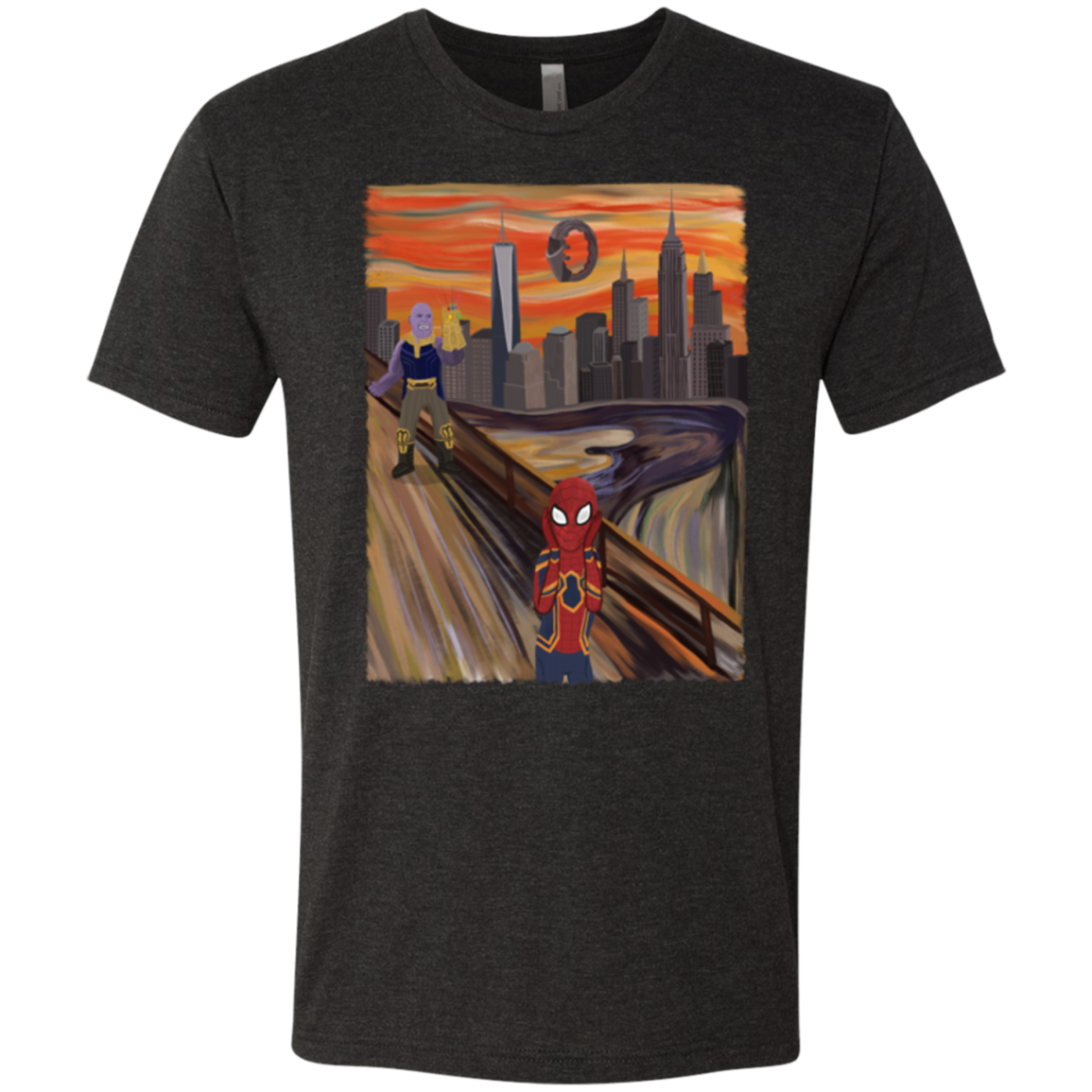 Spider Scream Men's Triblend T-Shirt
