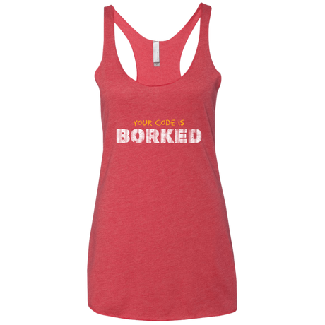 Your Code Is Borked Women's Triblend Racerback Tank