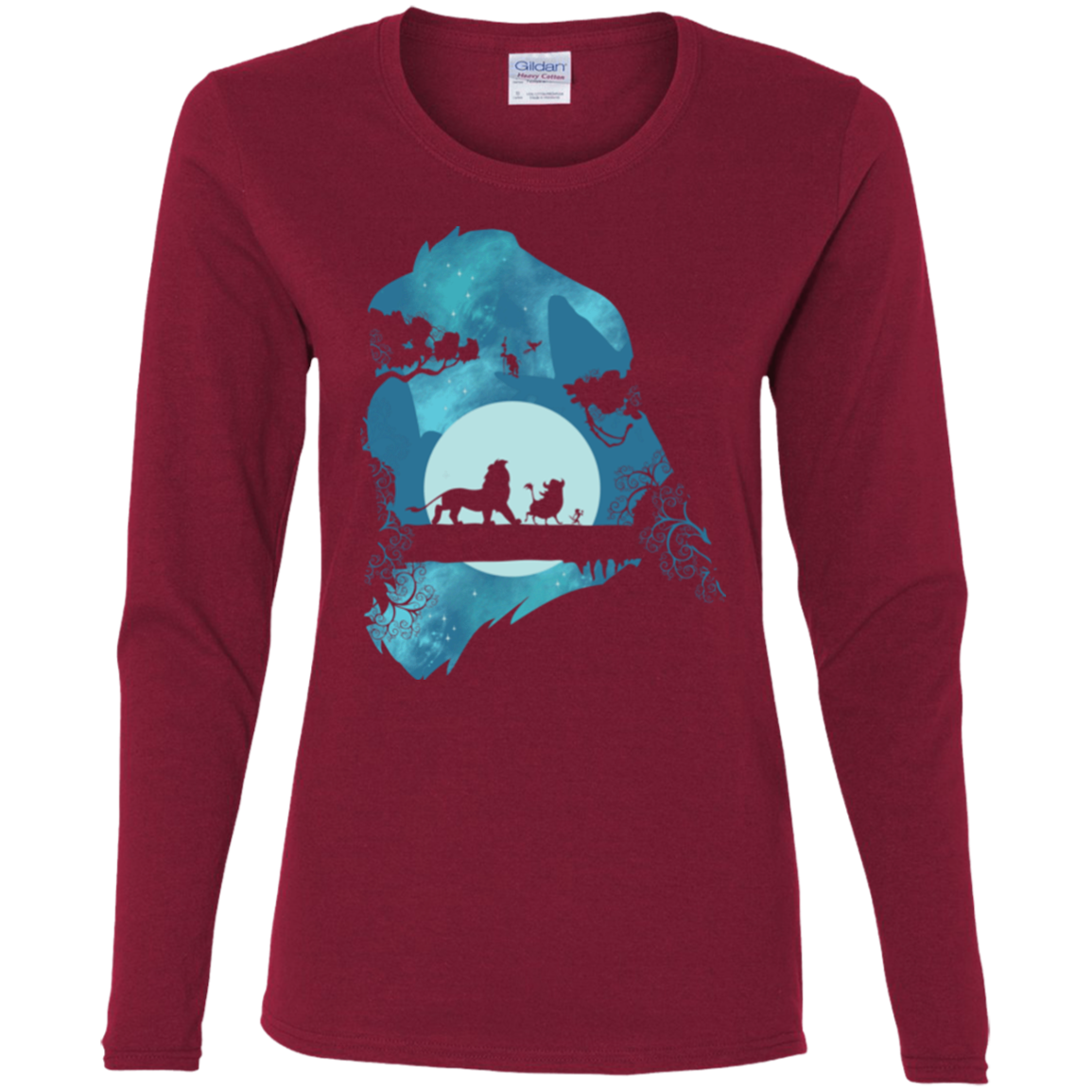 Lion Portrait Women's Long Sleeve T-Shirt