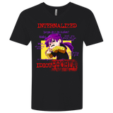Idiot phobia Men's Premium V-Neck