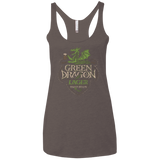 Green Dragon Women's Triblend Racerback Tank