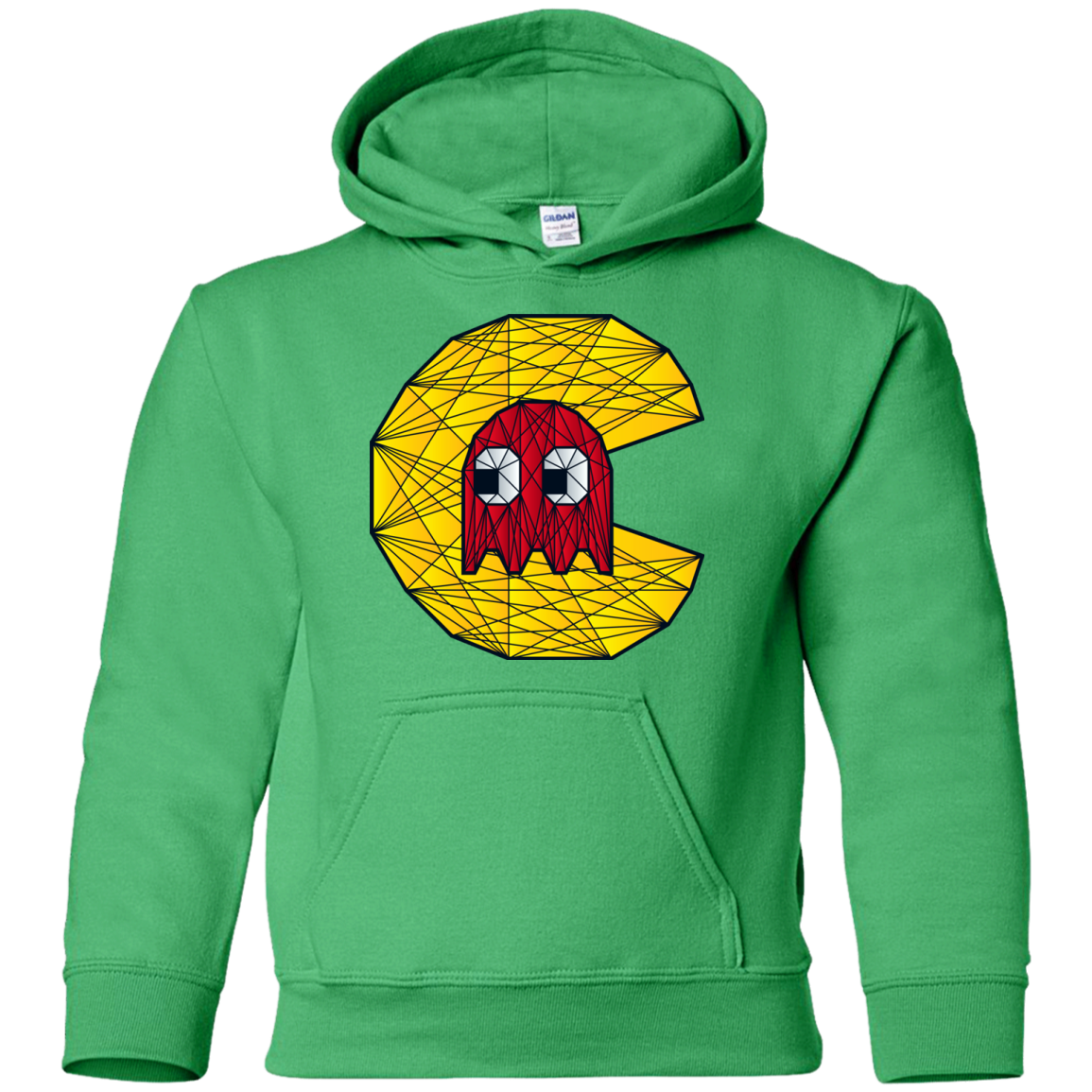 Poly Pac Man Youth Hoodie