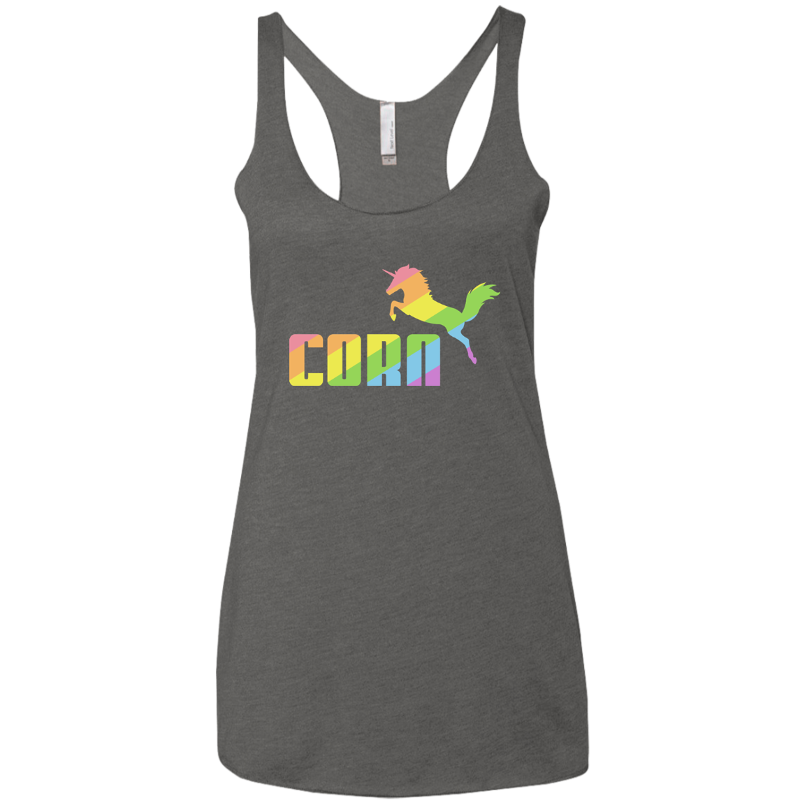 Corn Women's Triblend Racerback Tank