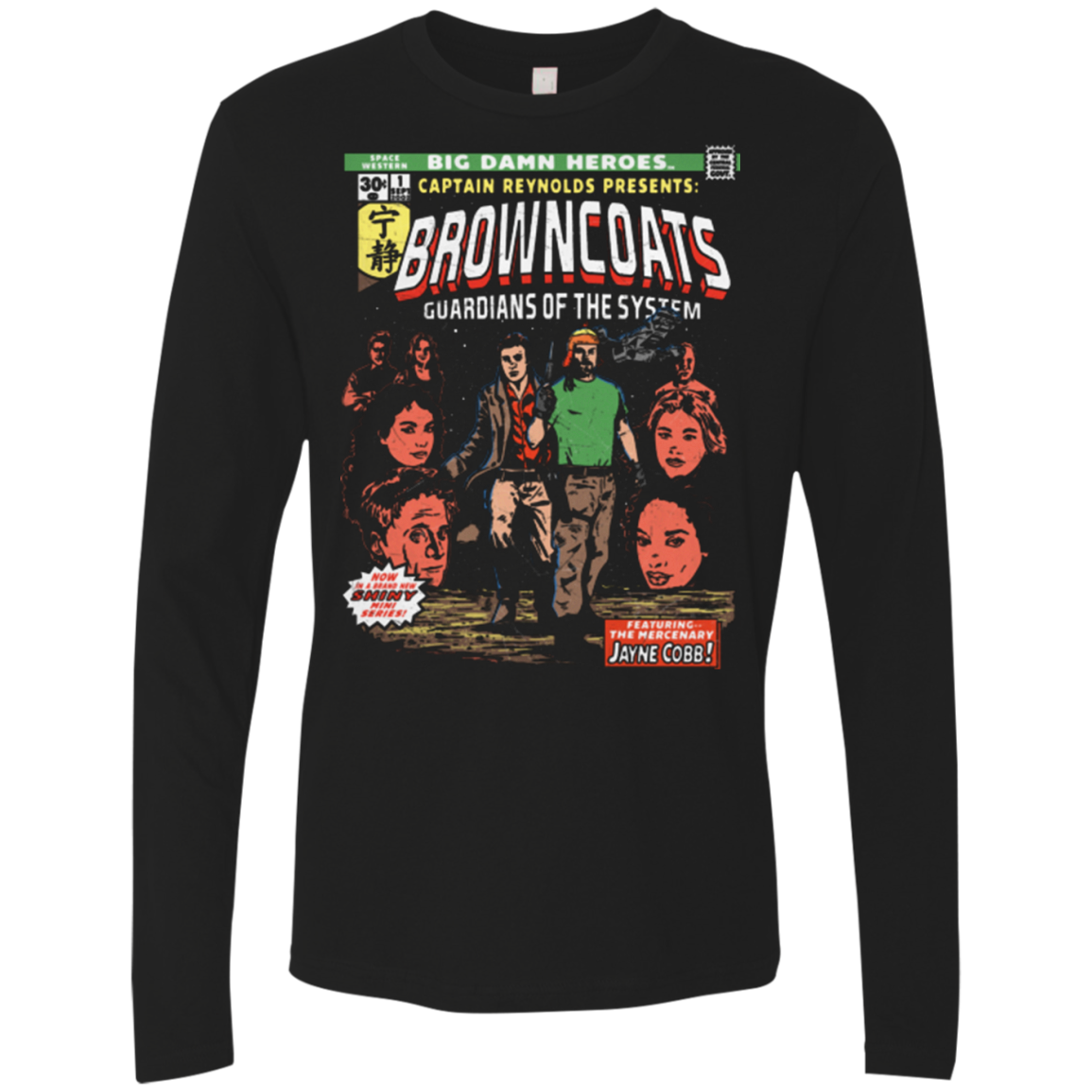 Big Damn Heroes Men's Premium Long Sleeve