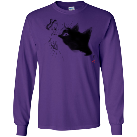 Curious Cat Men's Long Sleeve T-Shirt