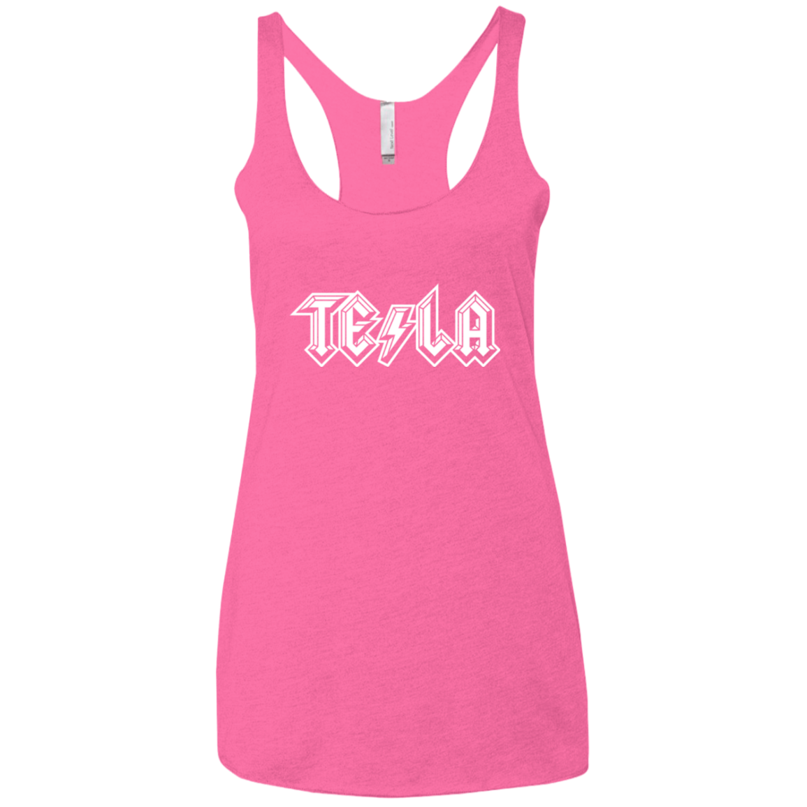 TESLA Women's Triblend Racerback Tank