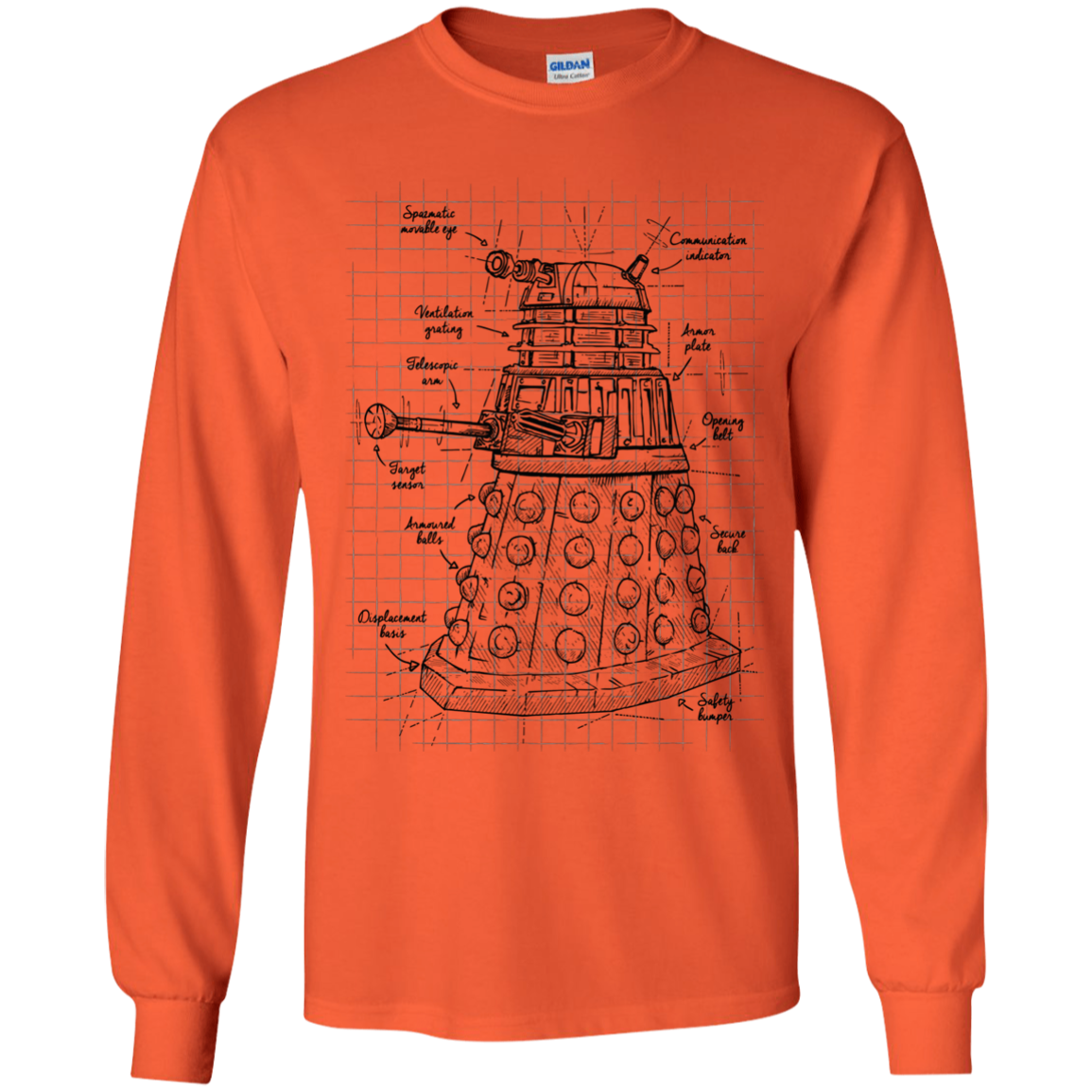 Dalek Plan Youth Long Sleeve T-Shirt