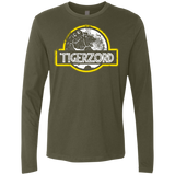 Jurassic Power White Men's Premium Long Sleeve