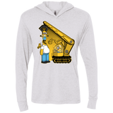 Doh Minion Triblend Long Sleeve Hoodie Tee