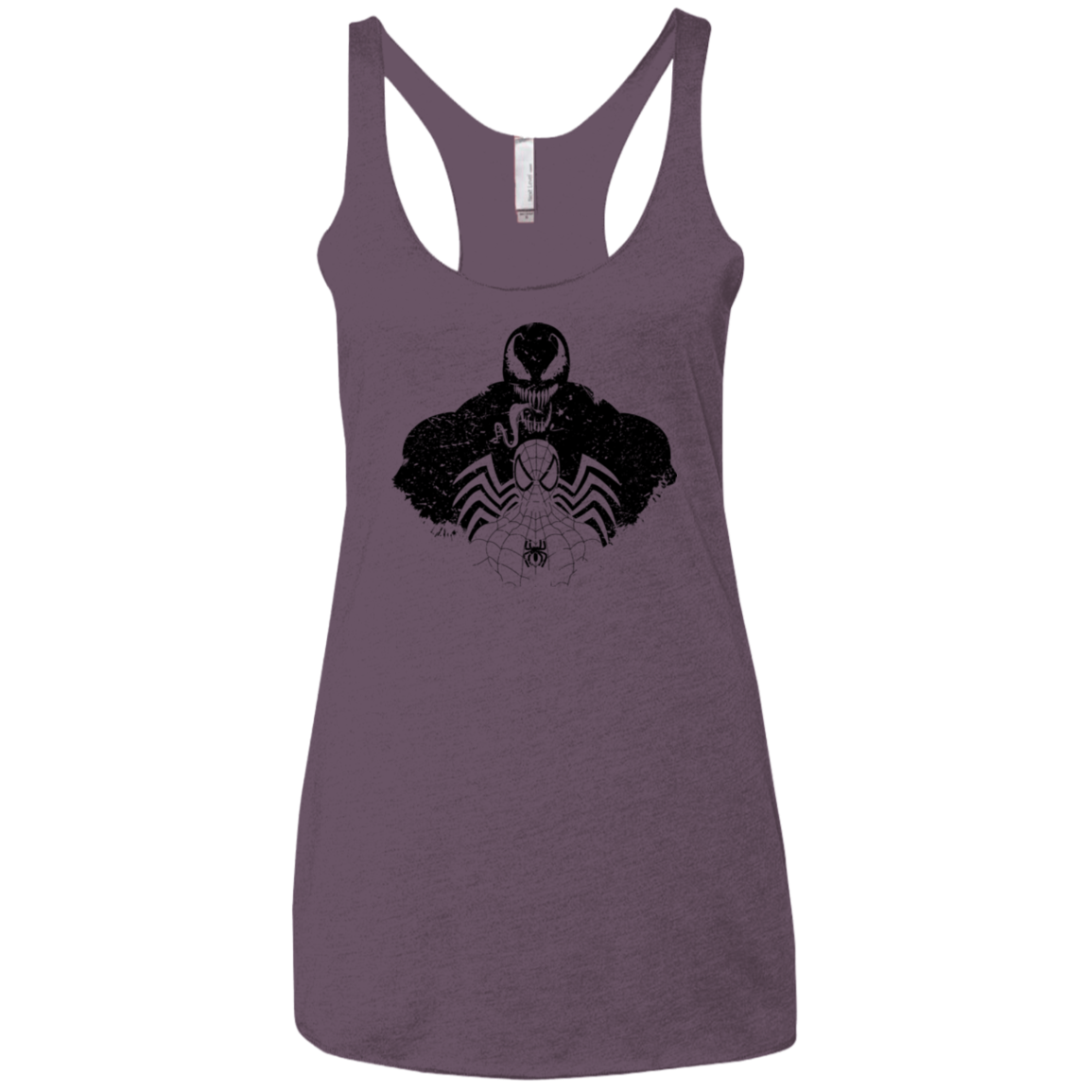 Dark Spider Shadow Women's Triblend Racerback Tank