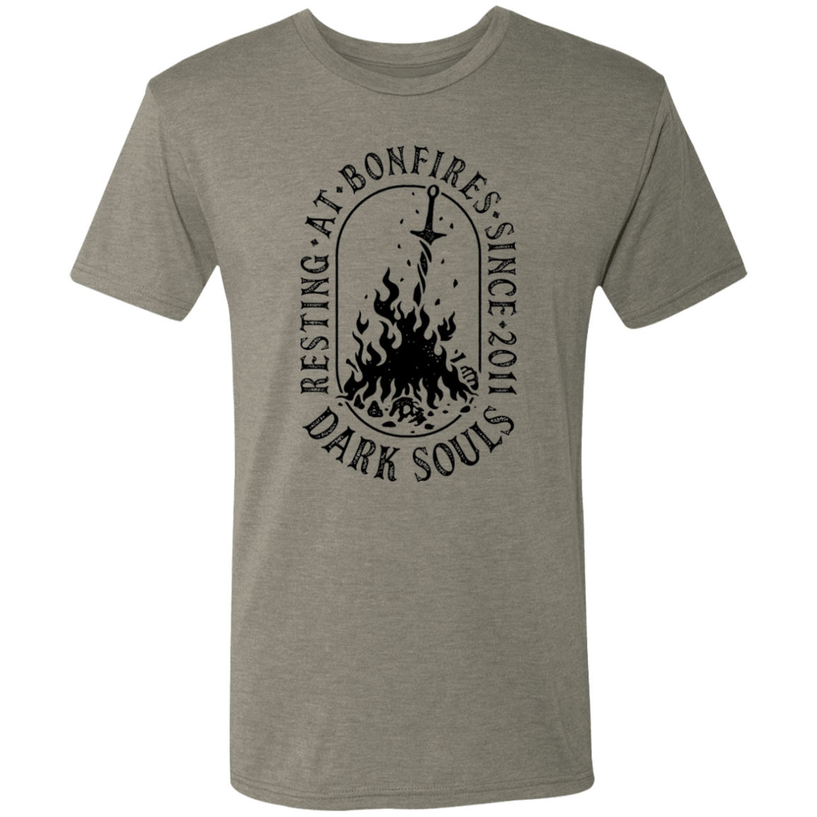 Resting at Bonfires Men's Triblend T-Shirt