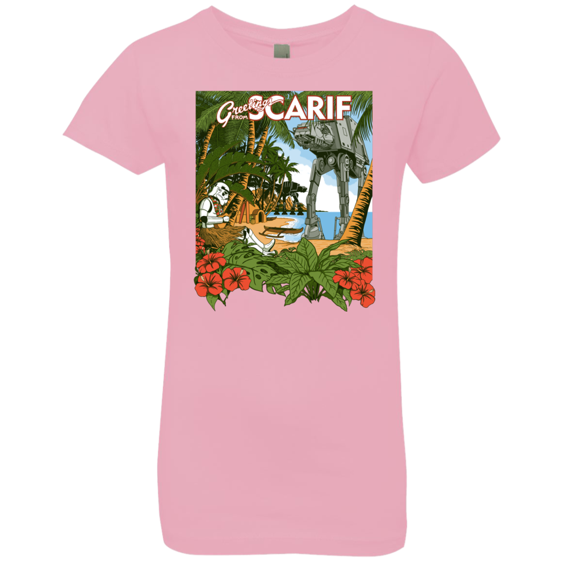 Greetings from Scarif Girls Premium T-Shirt