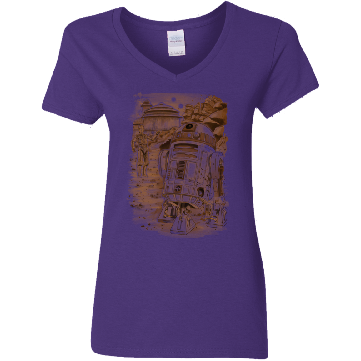 Mission to jabba palace Women's V-Neck T-Shirt