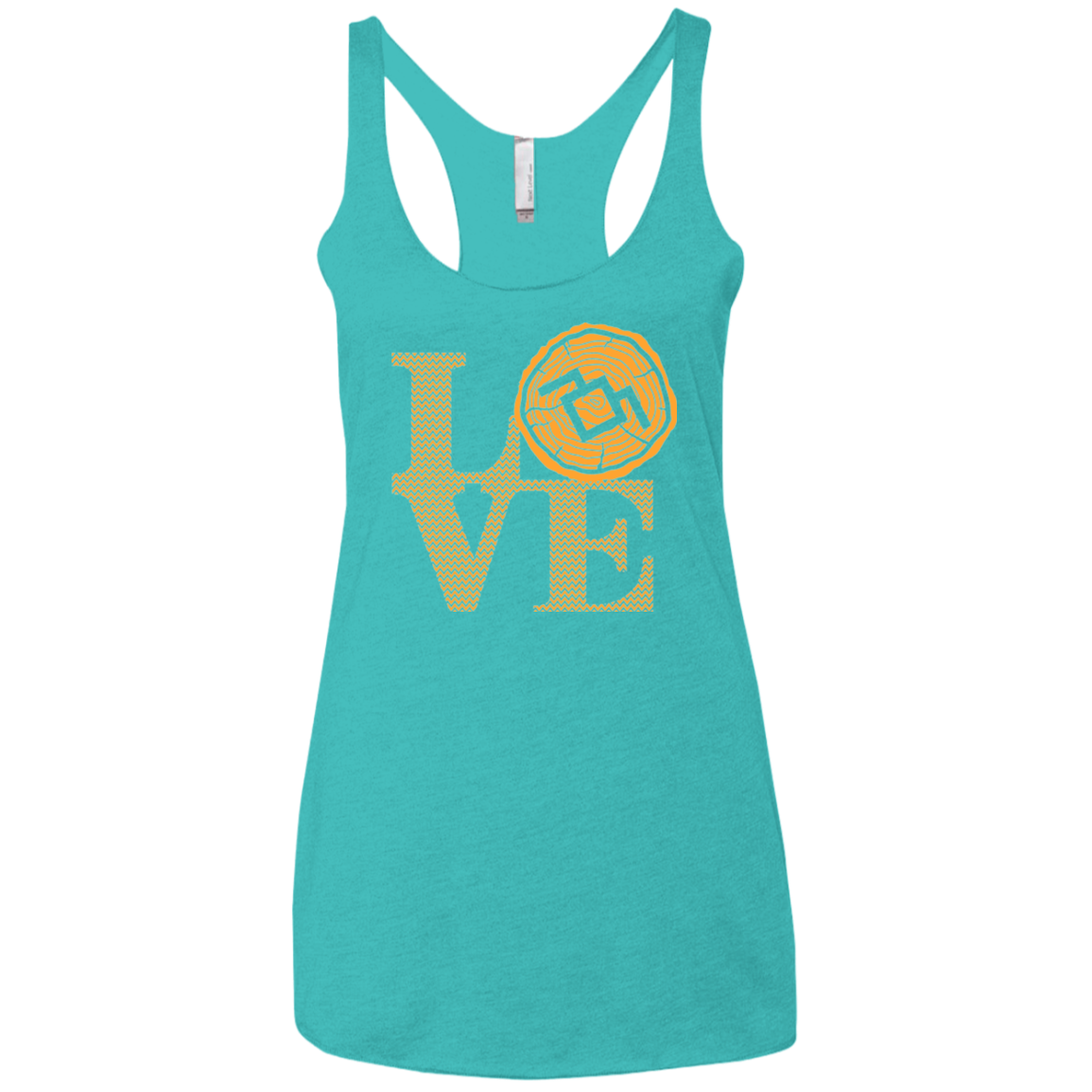 LOVE TWIN PEAKS Women's Triblend Racerback Tank