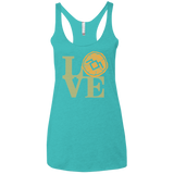 LOVE TWIN PEAKS Women's Triblend Racerback Tank