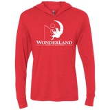 Wonderland Animation Triblend Long Sleeve Hoodie Tee