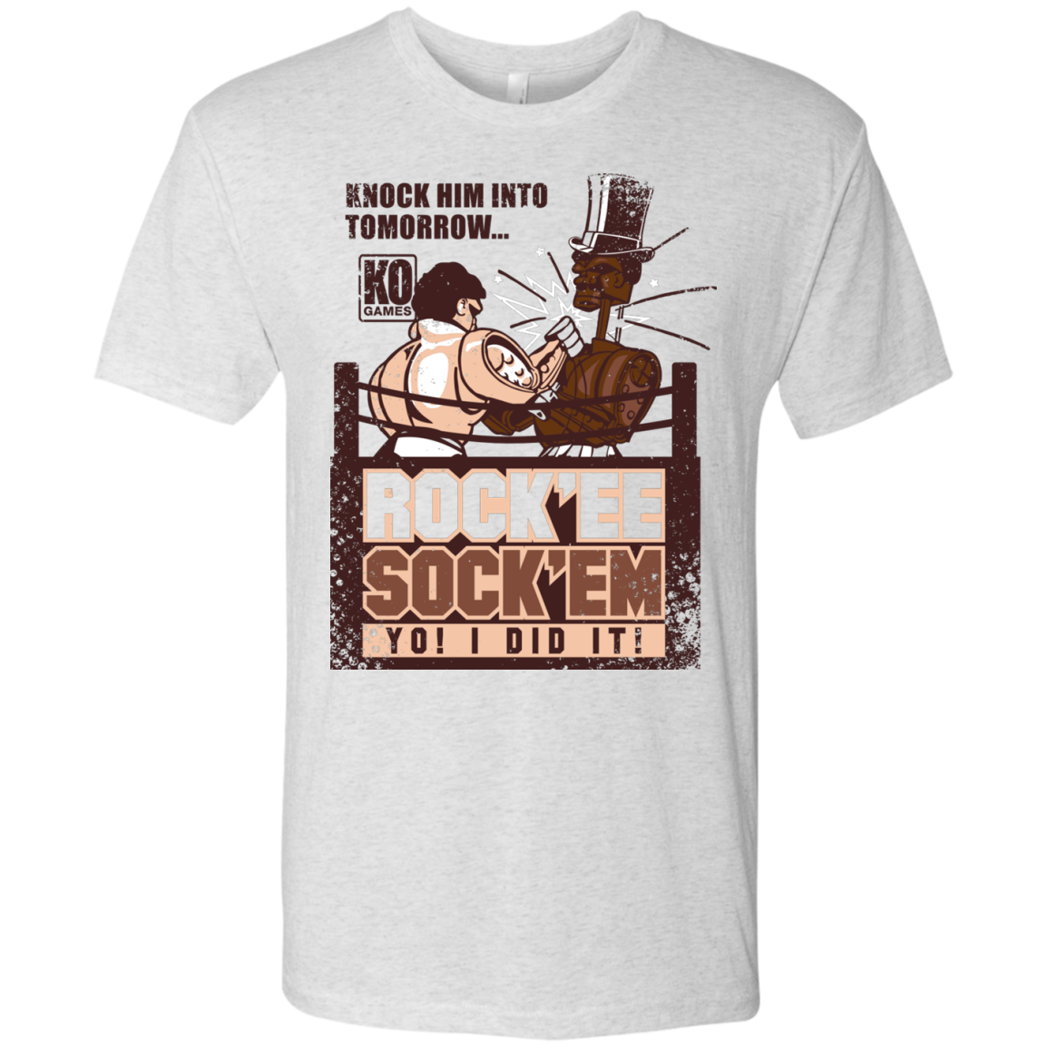 Rockee Sockem Men's Triblend T-Shirt