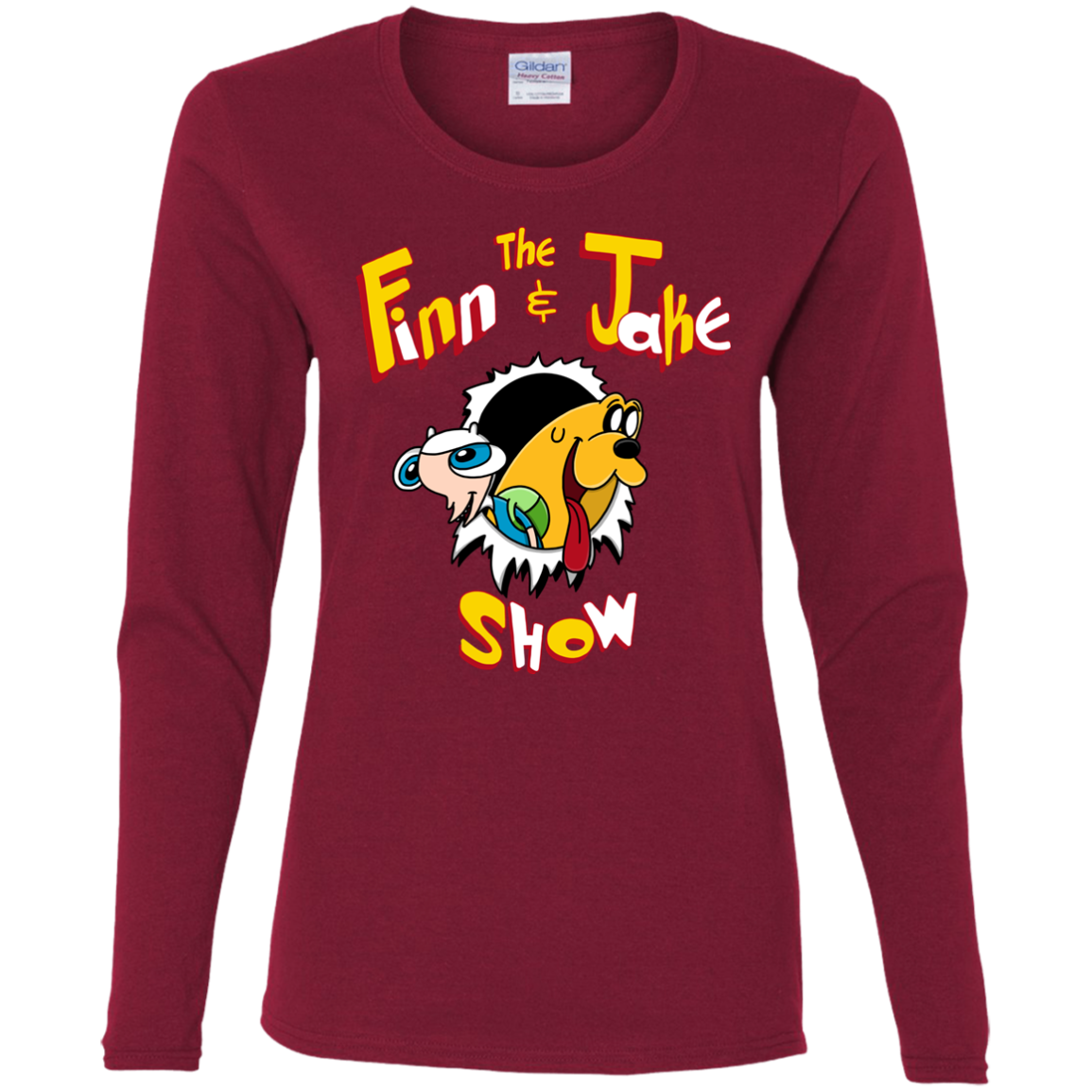 The Finn and Jake Show Women's Long Sleeve T-Shirt