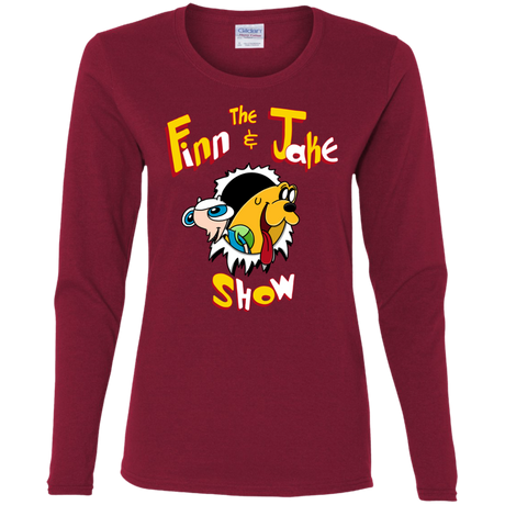 The Finn and Jake Show Women's Long Sleeve T-Shirt