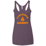 Violence Academy Women's Triblend Racerback Tank
