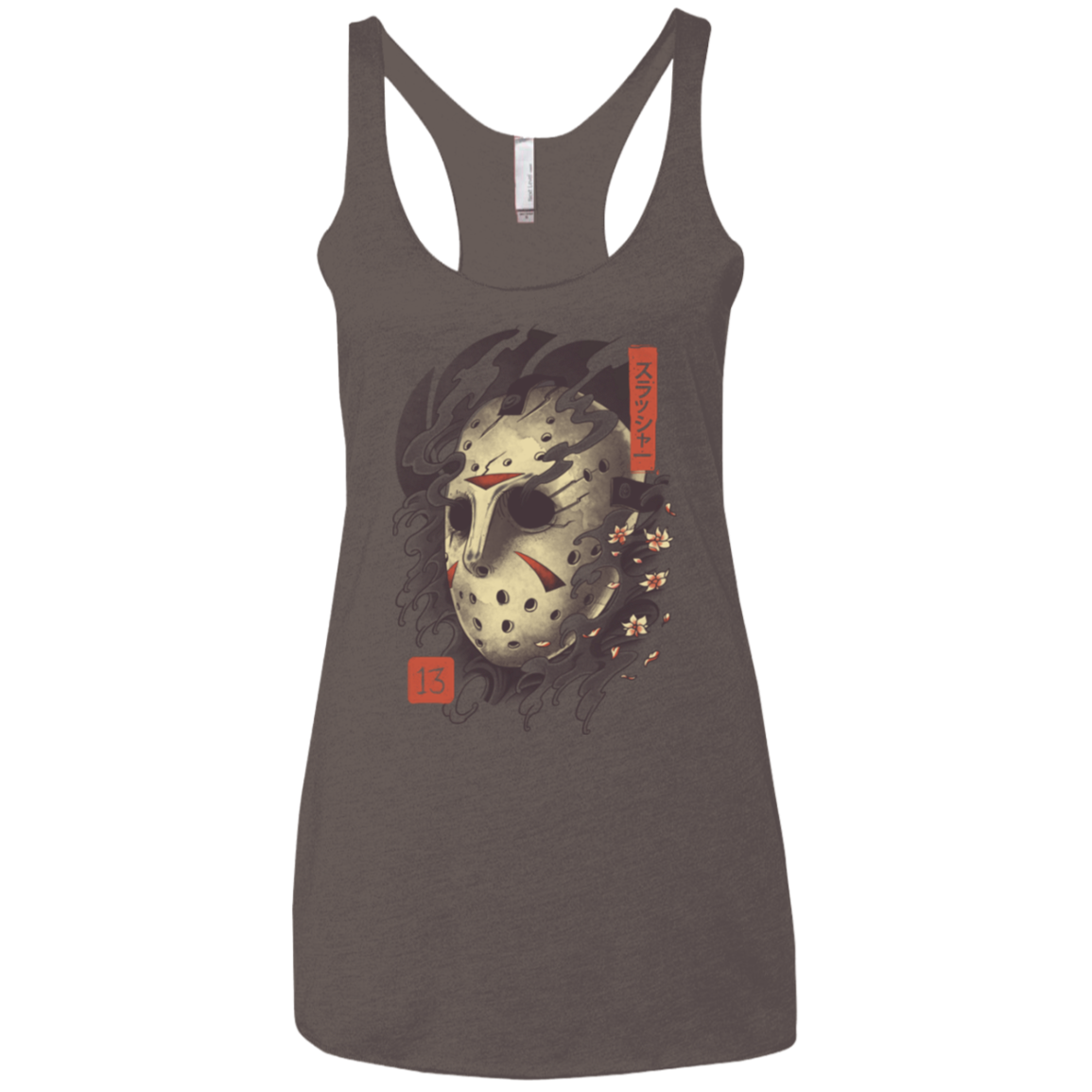 Oni Jason Mask Women's Triblend Racerback Tank