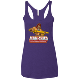 Man Child Women's Triblend Racerback Tank