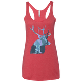 Deer Cannibal Women's Triblend Racerback Tank