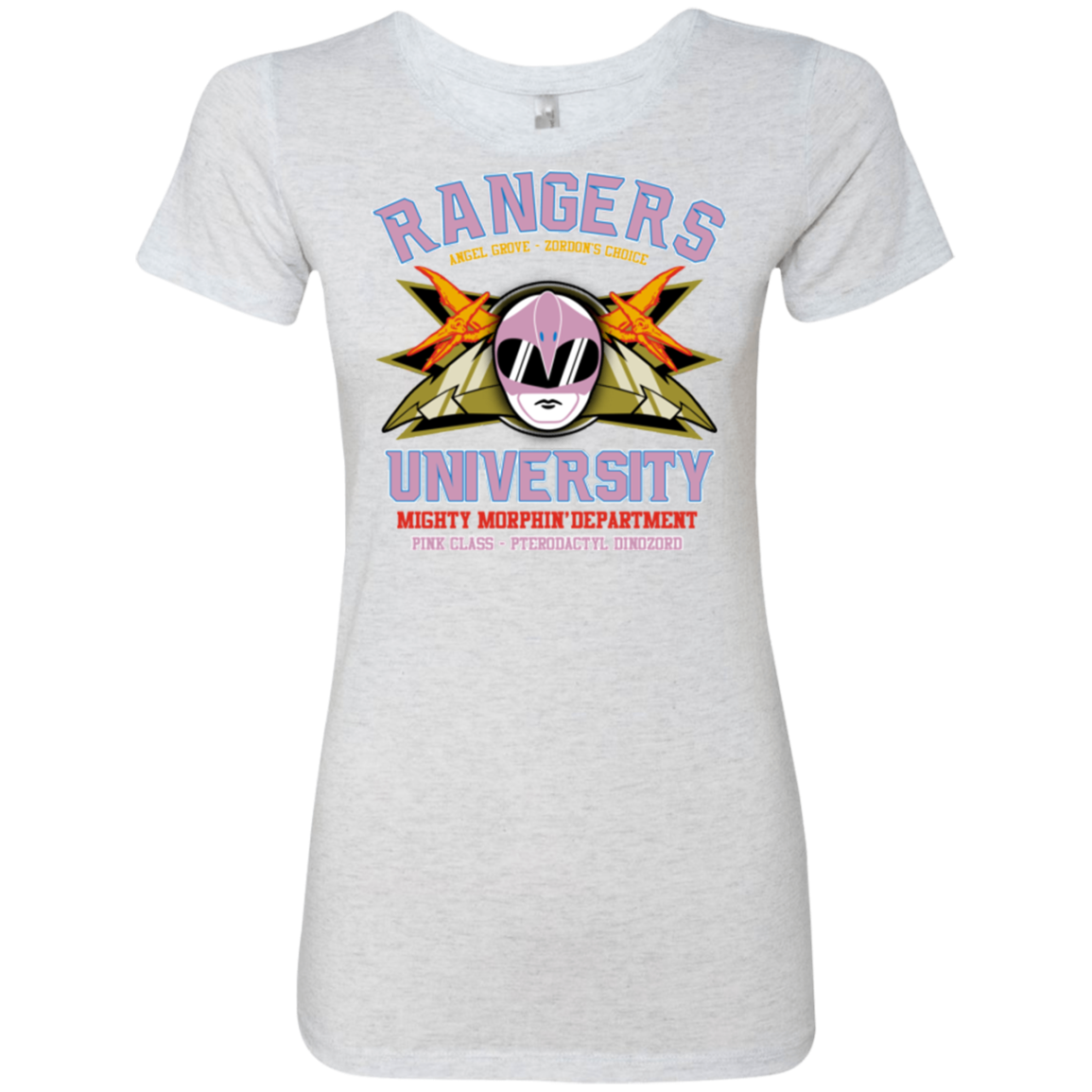 Rangers U Pink Ranger Women's Triblend T-Shirt