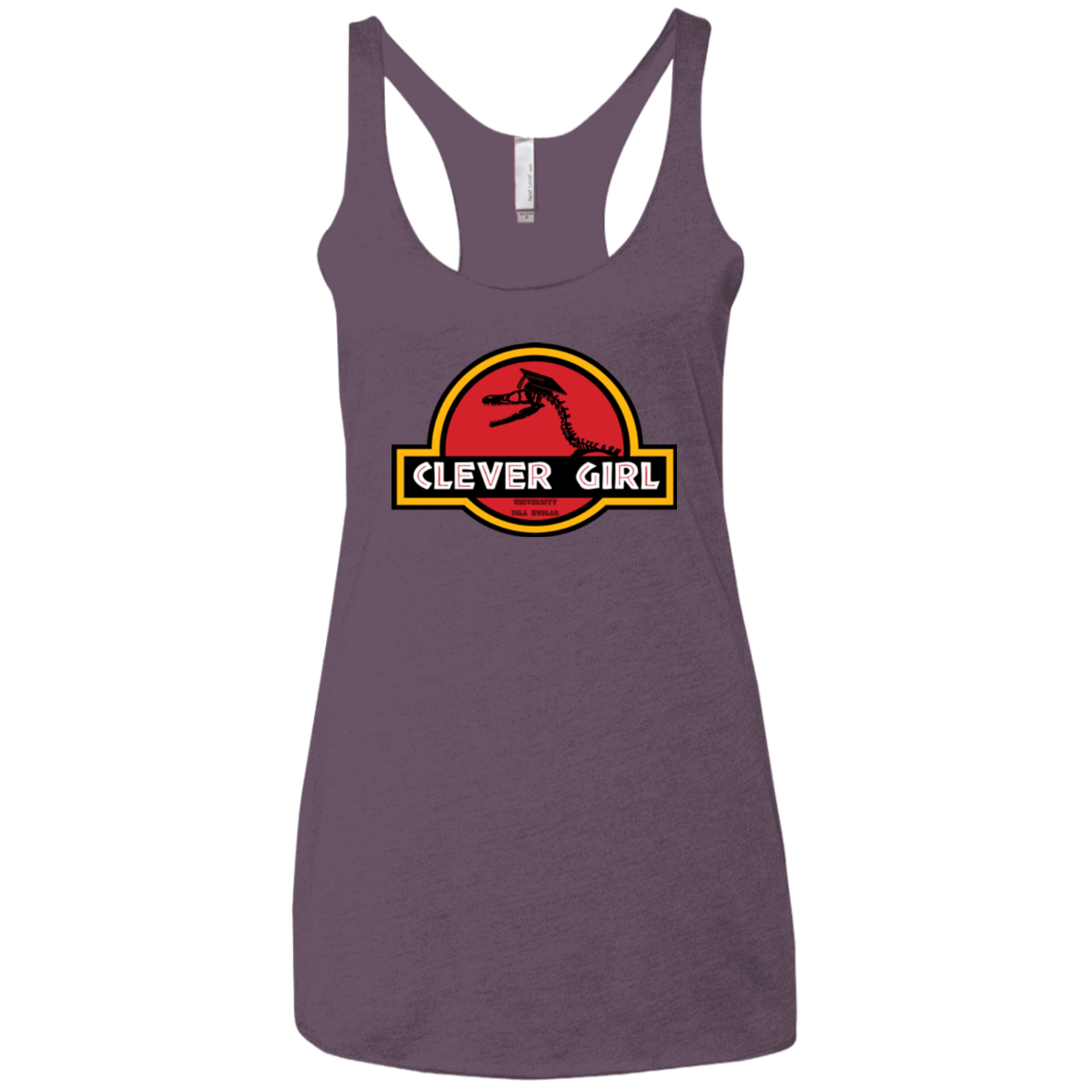 Clever Girl Women's Triblend Racerback Tank