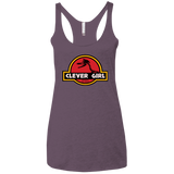 Clever Girl Women's Triblend Racerback Tank