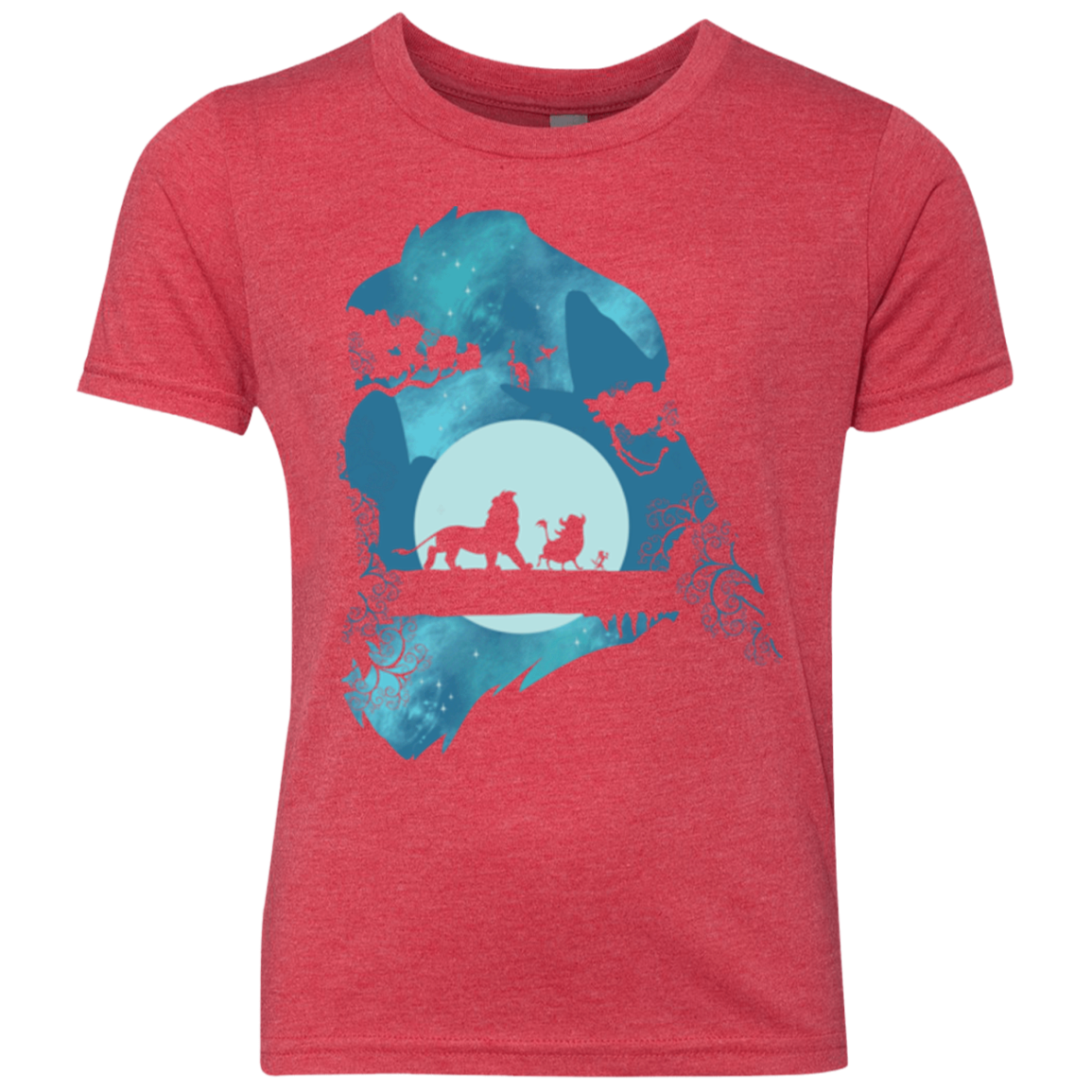 Lion Portrait Youth Triblend T-Shirt