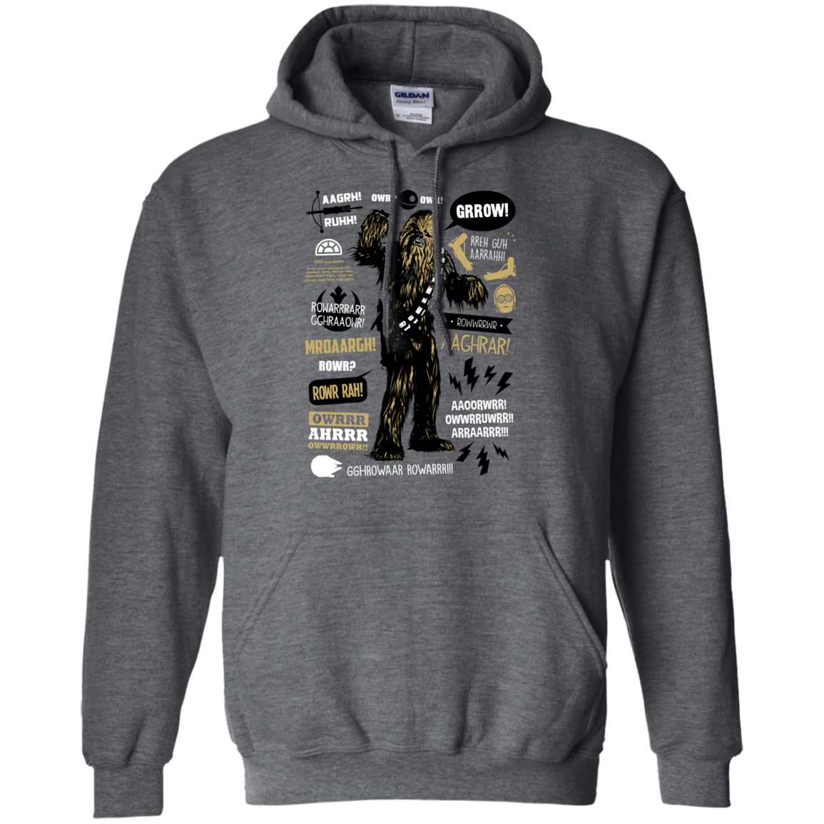 Wookie Famous Quotes Pullover Hoodie