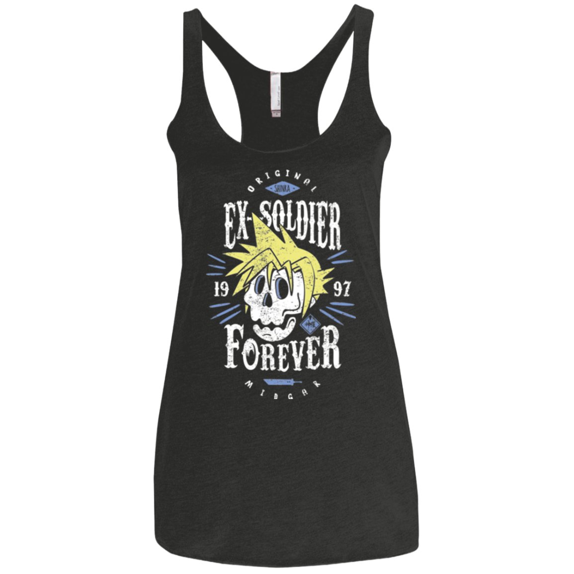 Ex-Soldier Forever Women's Triblend Racerback Tank