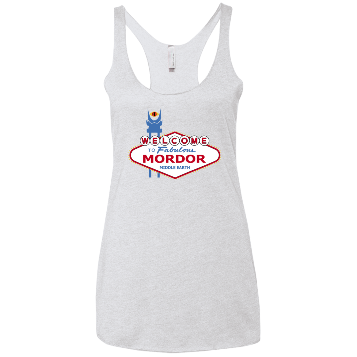 Viva Mordor Women's Triblend Racerback Tank