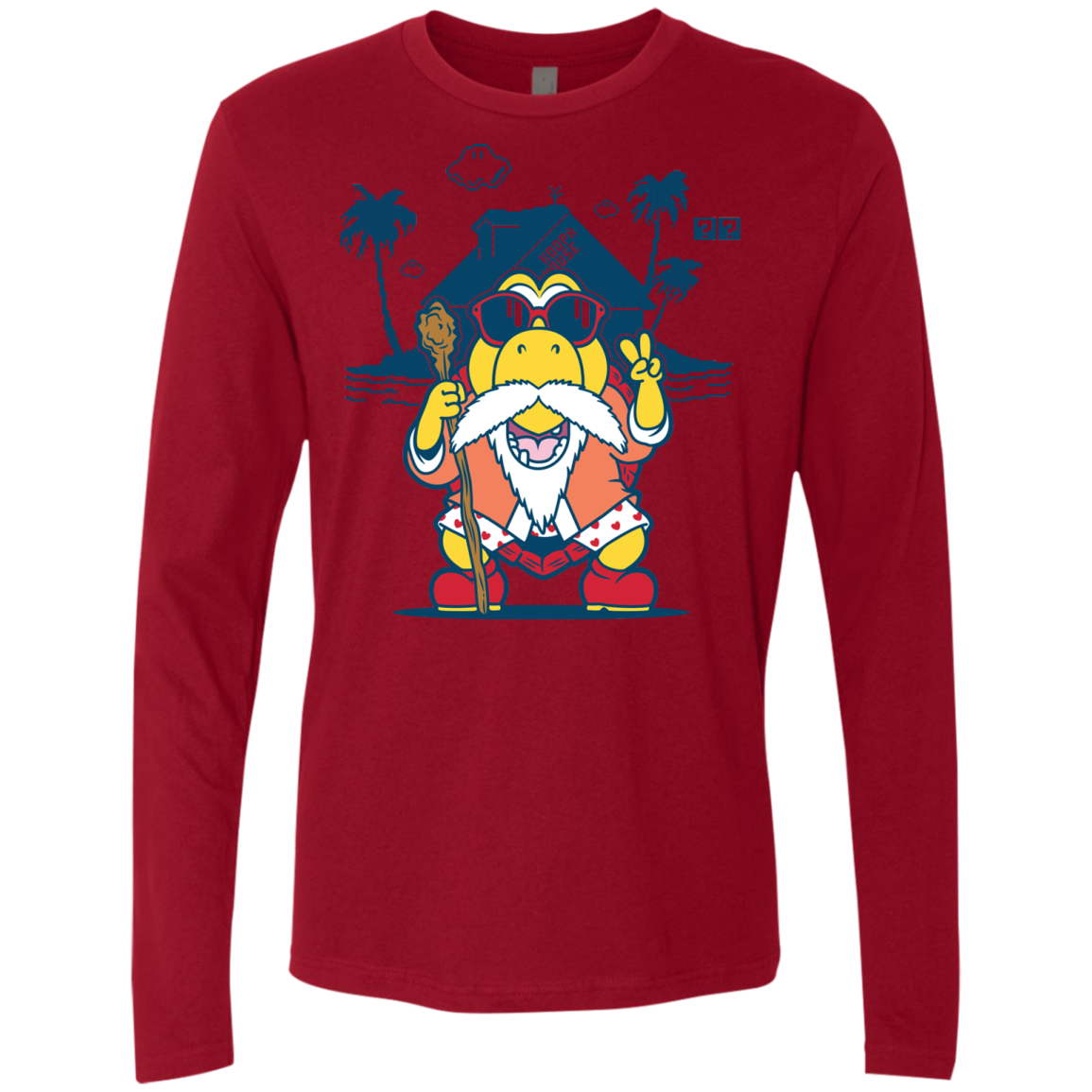 TURTLE HERMIT Men's Premium Long Sleeve