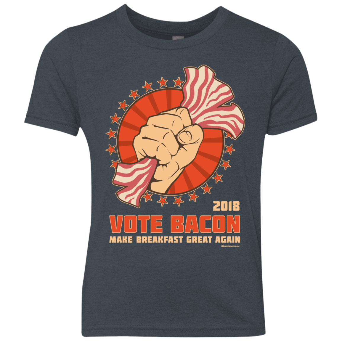 Vote Bacon In 2018 Youth Triblend T-Shirt