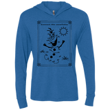 Connect the snowflakes Triblend Long Sleeve Hoodie Tee