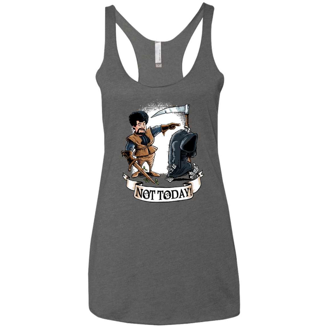 Not Today Women's Triblend Racerback Tank